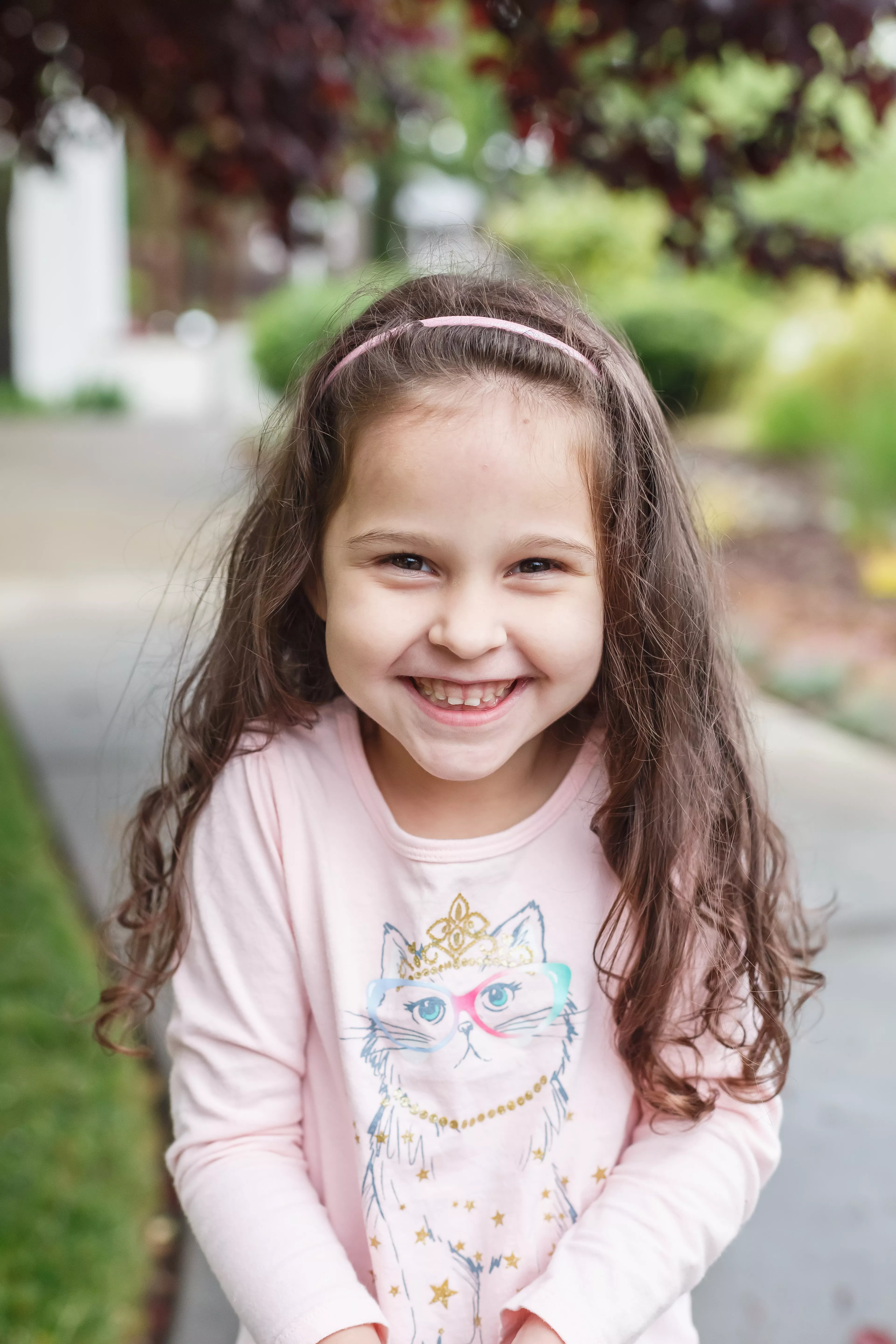 Close up portrait of little girl