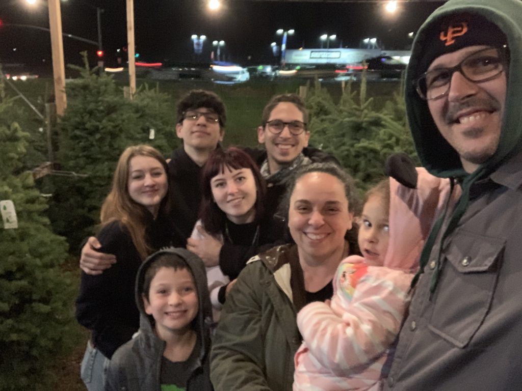 Family memories, My family hunting for our christmas tree 2019, Auburn CA.