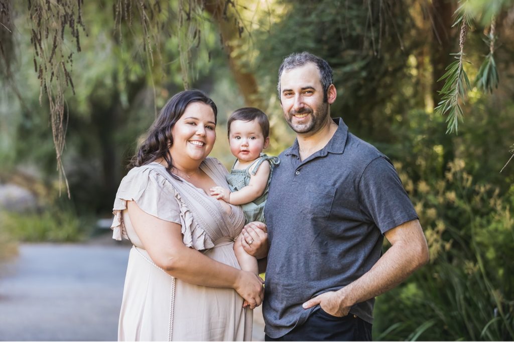 Family outdoor portrait by Ann Keen Photography in Davis CA